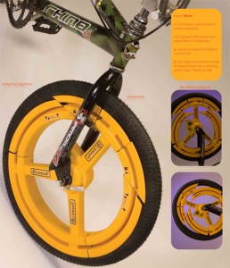 Anti Theft Collapisible Bike Wheel2 258x300 Anti Theft Collapsible Bike Wheel