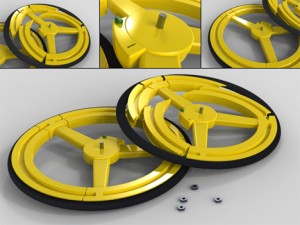 Anti Theft Collapsible Bike Wheel1 300x225 Anti Theft Collapsible Bike Wheel