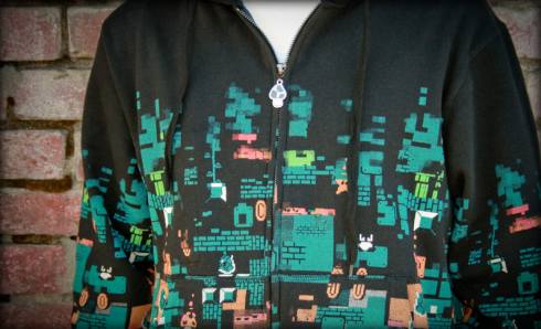 Hoodie Super Mario Bros Camouflage Hoodie Design