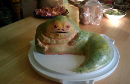 Star Wars Cake. Jabba the hutt Star Wars Cake