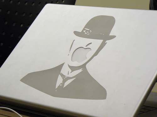 Magritte Macbook Mod Decal Is Eclectic Son of Man Magritte Notebook Art