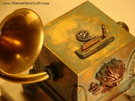 Steampunk Victrola Eye Pod