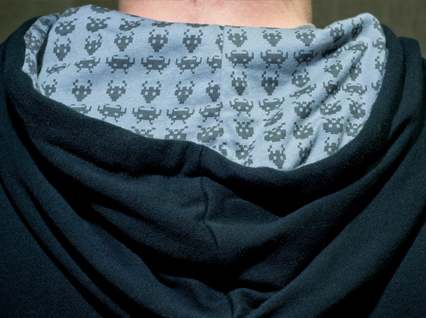 Zip Hoody Space Invaders