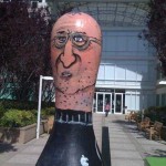 funny steve jobs bowling pin