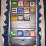 geeky iphone cake