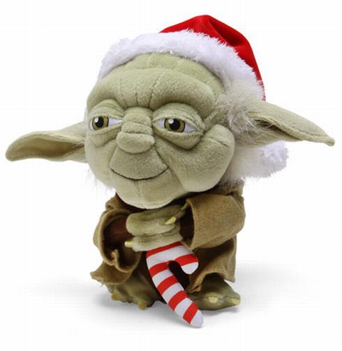 Star Wars Characters Yoda. Star Wars Holiday Yoda Plush