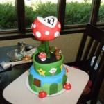 super mario piranha cake
