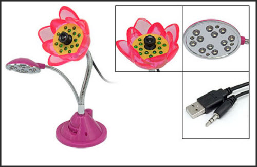 18 Geeky and Funny Webcams FLOWER WEBCAM