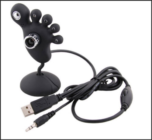 18 Geeky and Funny Webcams FOOT WEBCAM