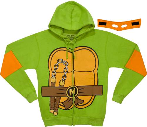 Teenage Mutant Ninja Turtles Hoodie Costumes Will Bring Out the Kid in All Of US Michelangelo Costume Front Teenage Mutant Ninja Turtles Hoodie Costumes Will Bring Out the Kid in All Of US