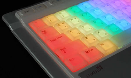 New Color Changing Luxeed U5 LED Keyboard2 The Colorful Luxeed U5 Dynamic Pixel LED Keyboard