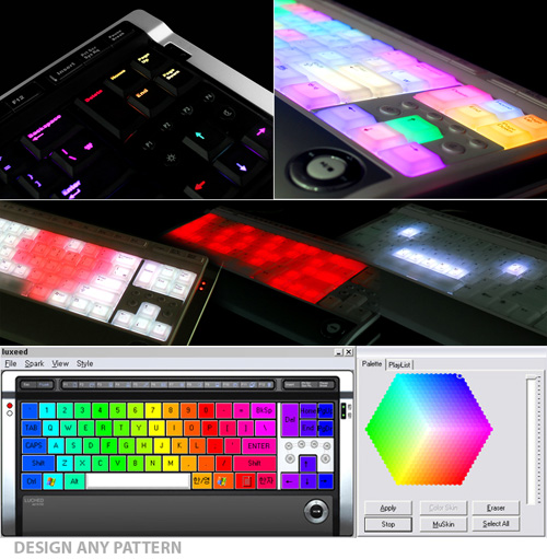 New Color Changing Luxeed U5 LED Keyboard5 The Colorful Luxeed U5 Dynamic Pixel LED Keyboard