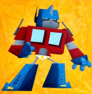 Optimus Prime acrylic Cool Transformers Art in Acrylic