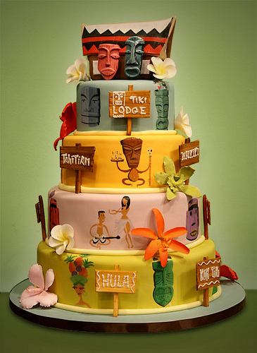 The Tiki Cake Is One Tall Tikilicious Order Tiki Cake1