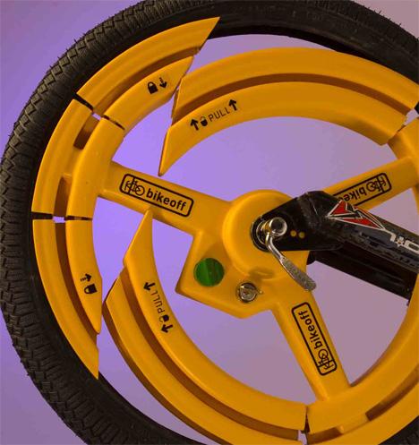 anti theft bike wheel design 16 Anti Theft Gadgets and Designs to Deter Thieves