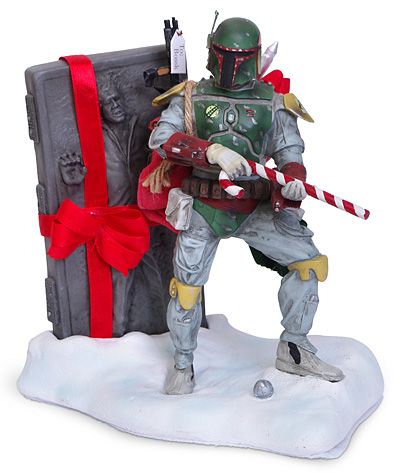 boba fett statue ornament