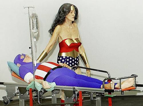 old superheroes 2 LHospice: The Superheroes are Dying!