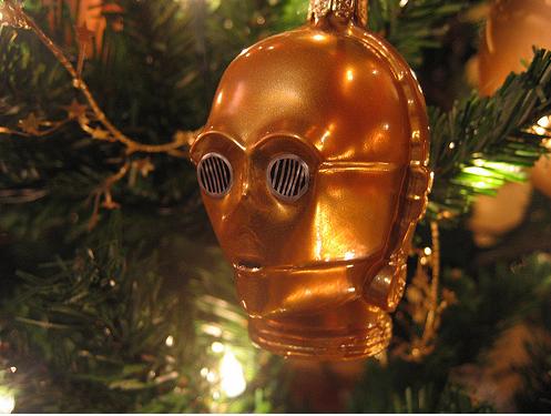 robotic c3po ornament