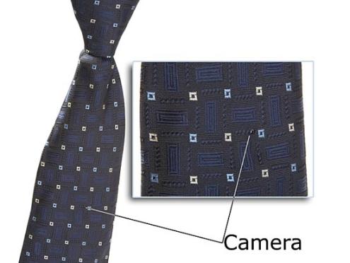 spy cam tie