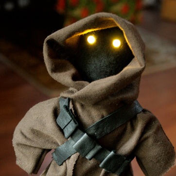 Star Wars Jawa Doll With Sparkling LED Eyes. December 21st, 2009 .