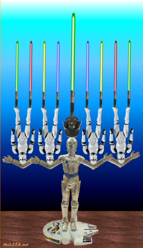 star wars menorah