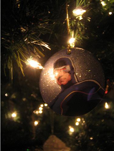 Coolest Comic Book Inspired Christmas Ornaments xmen cyclops ornament
