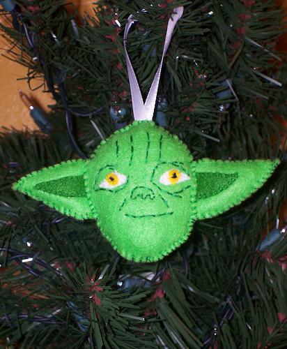 yoda felt ornament