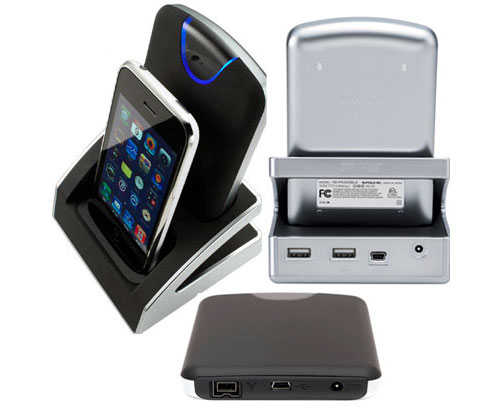 Buffalo HDD Dualie1 Buffalo’s HDD Dualie: An iPhone Dock With HDD Of 500GB