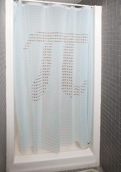 pi shower curtain Pi Shower Curtain
