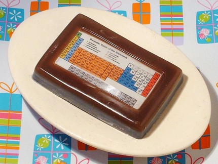 A Chemical Wash using a Periodic Table Soap soap1 A Chemical Wash using a Periodic Table Soap