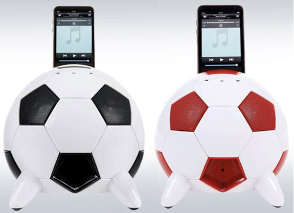 soccer ball ipod dock 8 Cool USB Gadgets For Soccer Fans