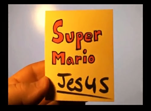 super mario jesus Jesus Comes to life as an incarnation of Super Mario Jesus!