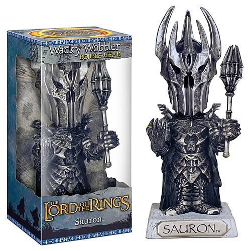 Introducing to you The Lord of the Rings Sauron Bobble Head and Lord of the 