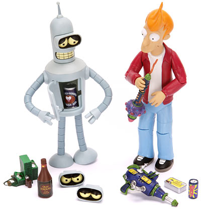 Futurama Action Figures 2 Futurama Action Figures In 3 Different Sets