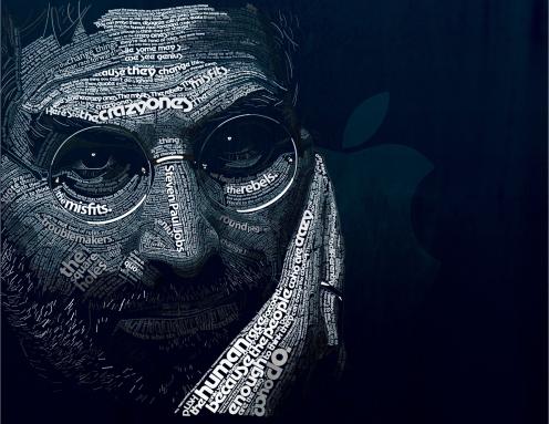 steve jobs font art birthday steve jobs font art birthday