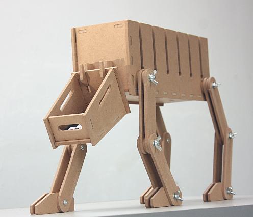 Star Wars AT AT DIY Kit Hides Messy Wires at Home wooden star wars at at Star Wars AT AT DIY Kit Hides Messy Wires at Home