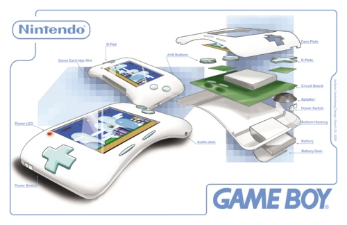 GameBoy REdesign2 The Nintendo Gameboy Gets a Total Recall