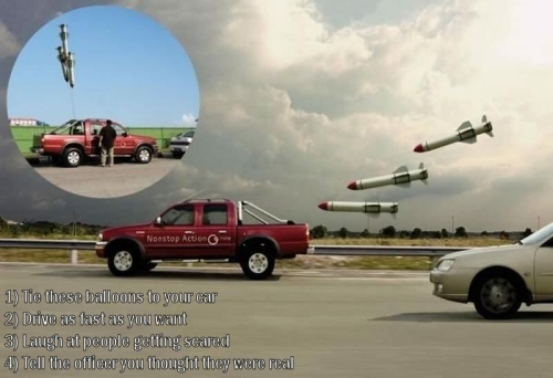 Missile Car Arghh! These Missiles Just Keep Following Me Everywhere!