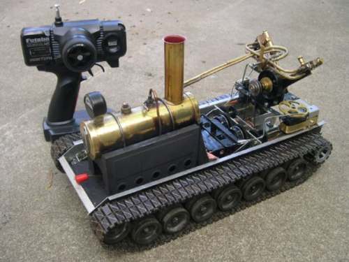 The RC Live Steampunk Tank is What Every Kid would Want in his Toys Army RC steamtank main The RC Live Steampunk Tank is What Every Kid would Want in his Toys Army
