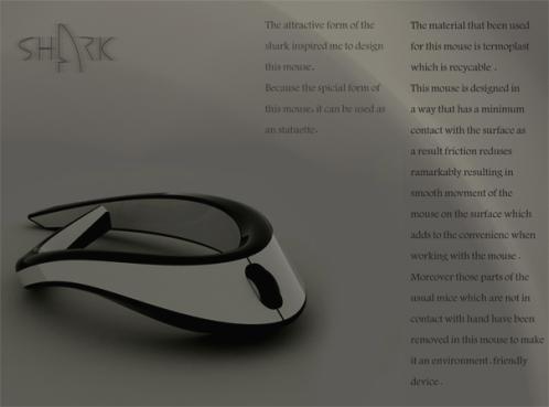 Shark Mouse Concept Lay your hands on a shark with the Shark Mouse Concept