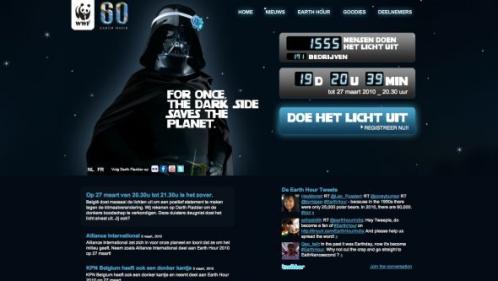 earth hour darth vader ad WWF Ad Shows the Dark Side Can Be Good for Planet Earth