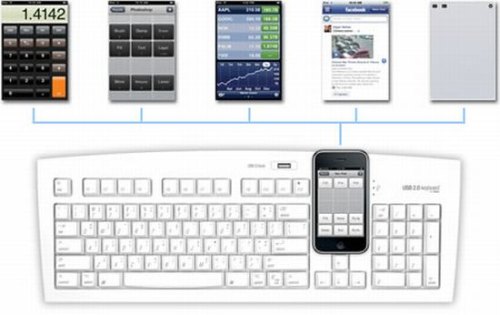 iPhone Docking Station Keyboard2 Matias USB 2.0 iPhone Keyboard has a Smartphone Stand Less Any Docking Functions!