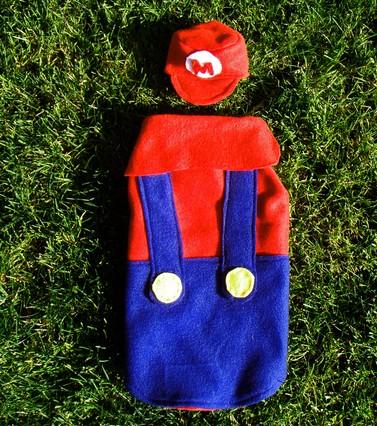 mario puppy costume sans dog Funny Super Mario Dog Costume Comforts Your Puppy