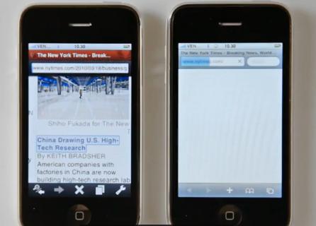opera mini iphone vs safari Opera Mini 5 for iPhone Submitted to iTunes for Approval