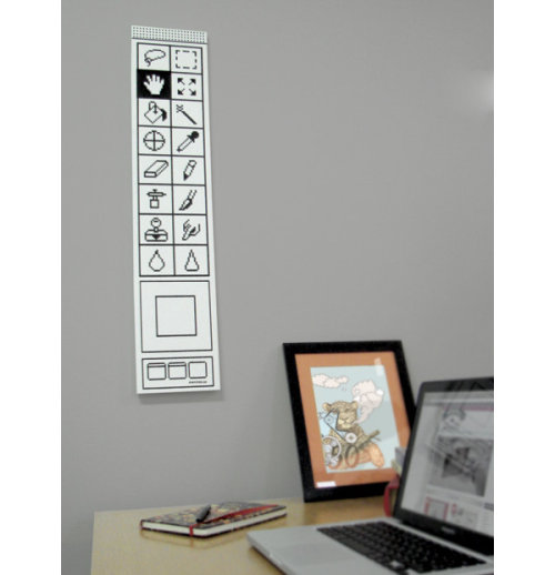 photoshopwall2 Photoshop Command Wall Art Lights Up Any Room