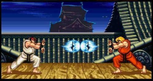 street fighter tattoo scene Street Fighter Tattoo Replicates Original Scene with Ryu and Ken