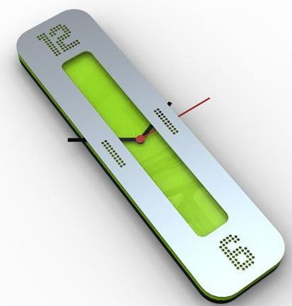 vertical wall clock design2 Cool Vertical Wall Clock For Unconventional Kind