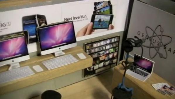 Apple Store Diorama Apple Fan Builds a Cool Apple Store Diorama!