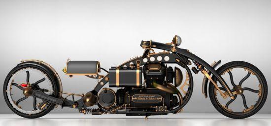 Black Widow Steampunk Chopper (3)