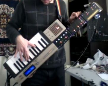 Keytar Mod 1 Giana 64: C64 8 Bit Keytar Mod: Past Meets Future and the Keyboard Meets the Guitar
